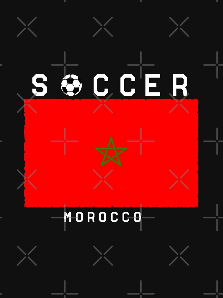 Morocco  Soccer – Morocco Flag by ziiyou