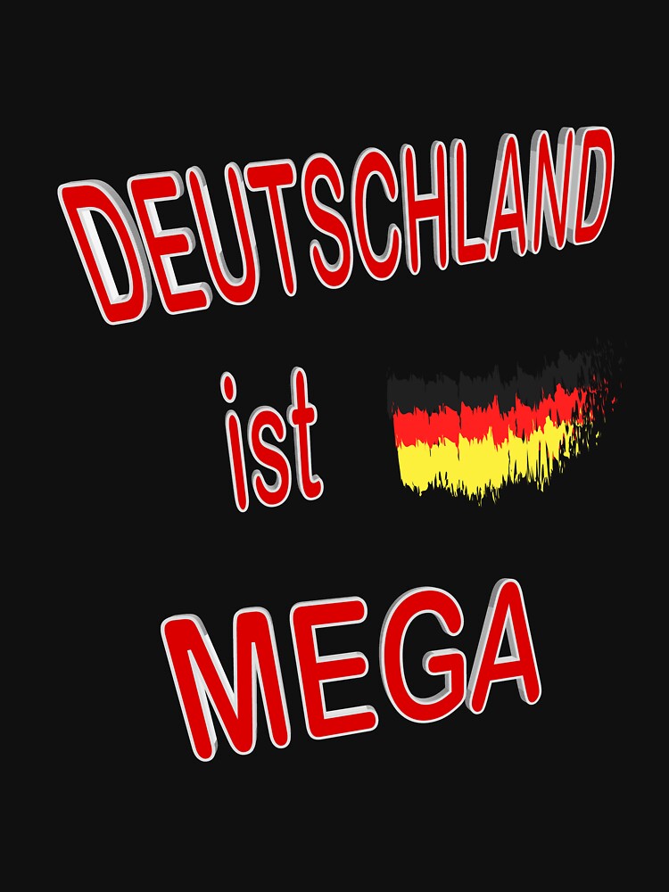 Germany is Mega 3D Design Flag Fan Gift Football Sport by dm4design