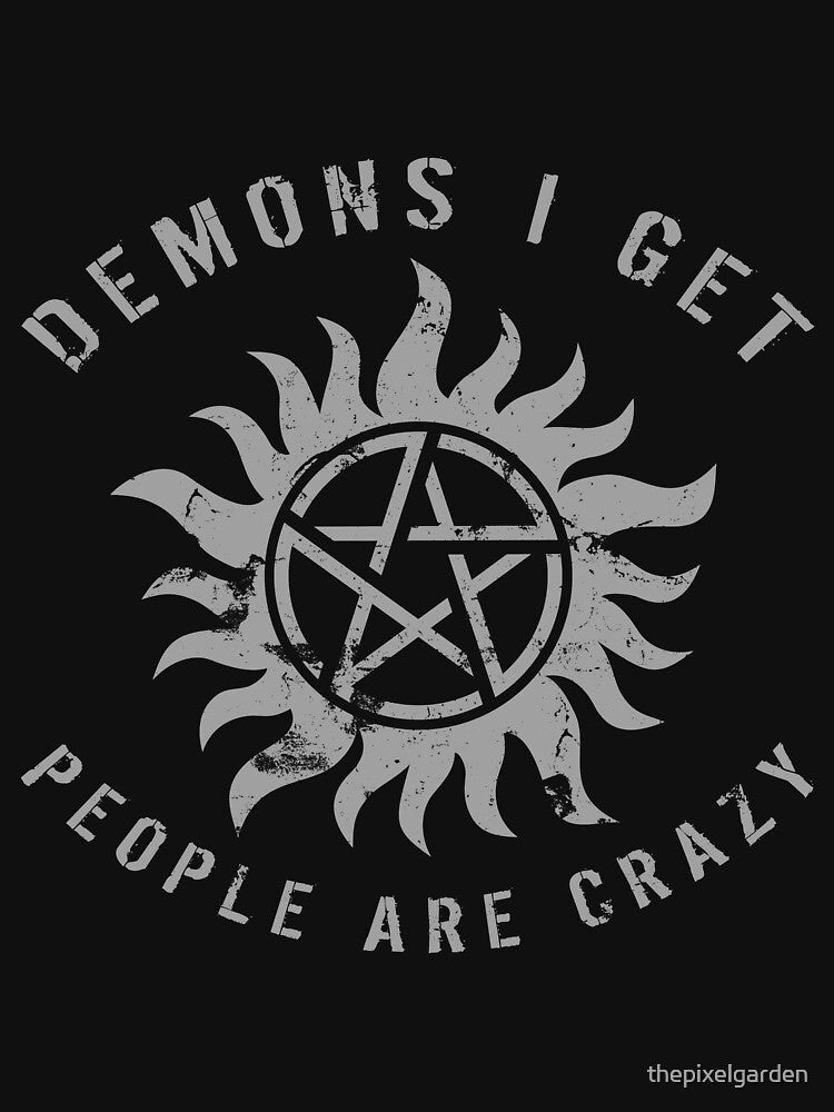Supernatural Quote 'People Are Crazy' by thepixelgarden