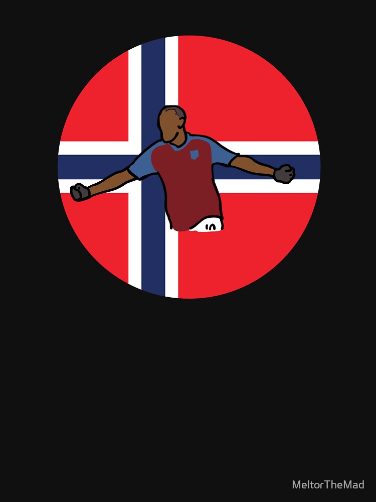 John Carew of Norway - Aston Villa fan designs by Melty Shirts