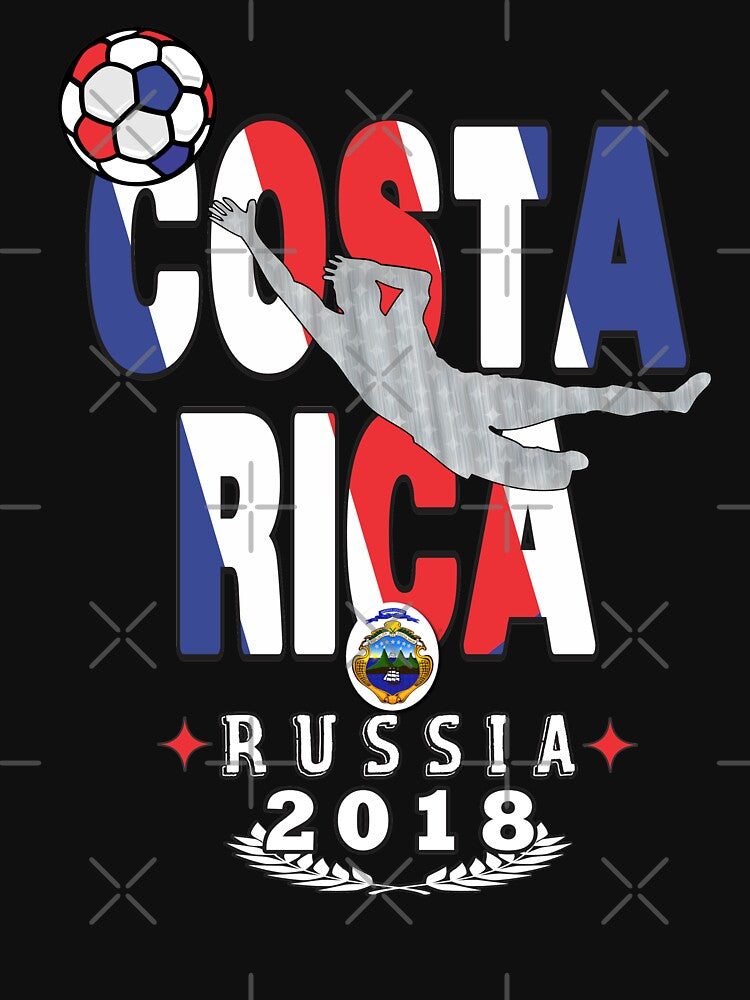 Costa rica world cup soccer Russia in 2018 Tshirt Championship by Tetete