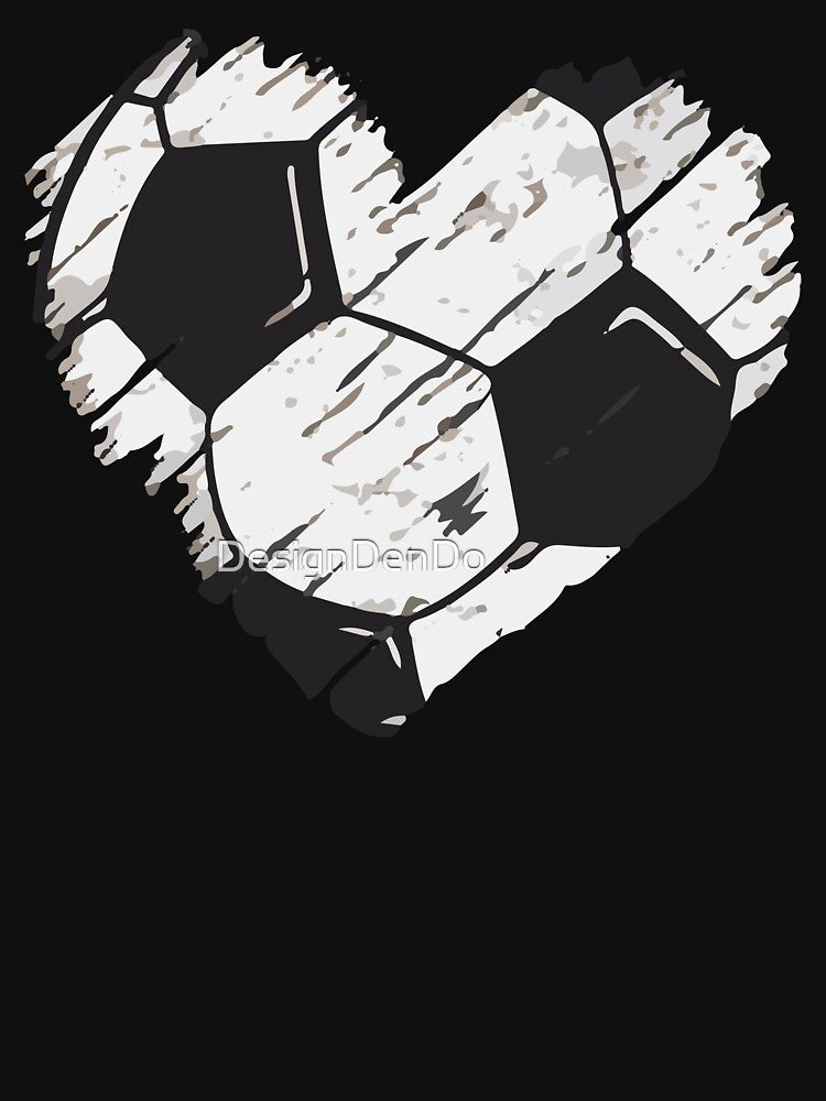 Distressed Soccer Heart, Soccer Mom, Soccer Ball, Game Day, Basketball, Football, Gift For Dad by DesignDenDo ⭐⭐⭐⭐⭐