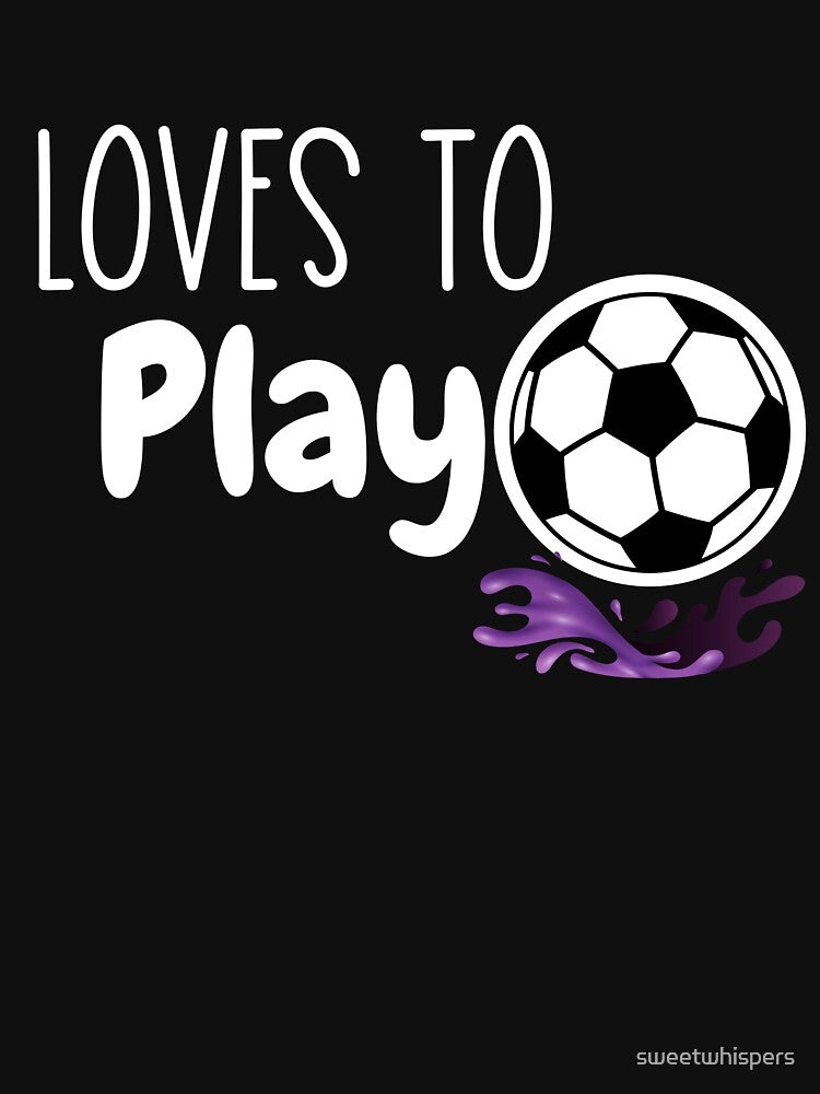 Loves to Play Soccer Design by sweetwhispers