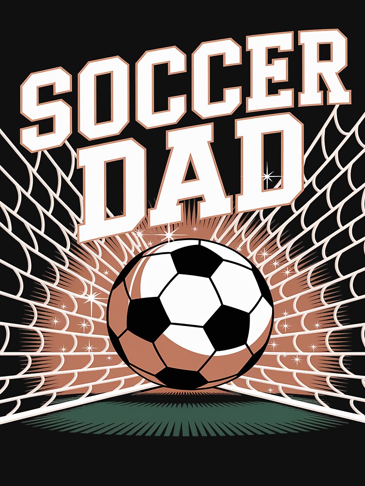 Funny Soccer Dad Daddy Soccer Sport Lover Fan Fathers Day by KonopikaaArt