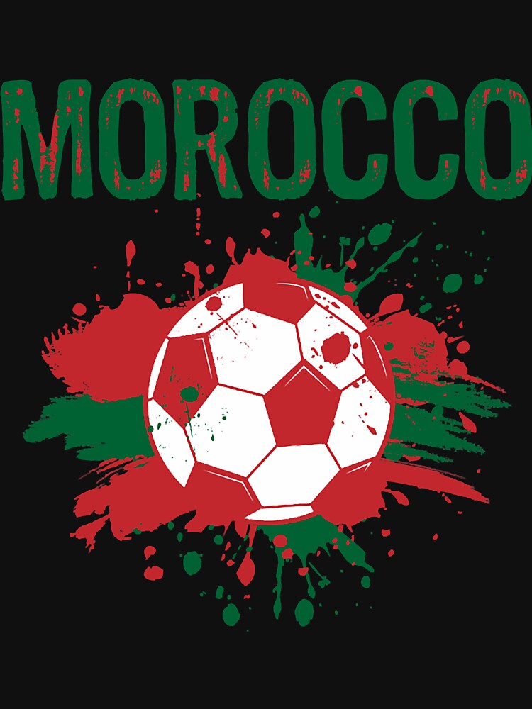 Morocco Soccer T-Shirt Fan Football Gift Cool Funny Quote Morocco Soccer Tee Shirts Essentia by jacksrome6