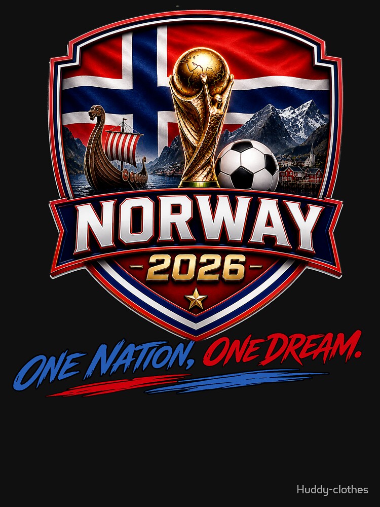 Norway 2026 Football  | Heia Norge | Norway Football Pride | Norwegian Fan Tee by Huddy-clothes
