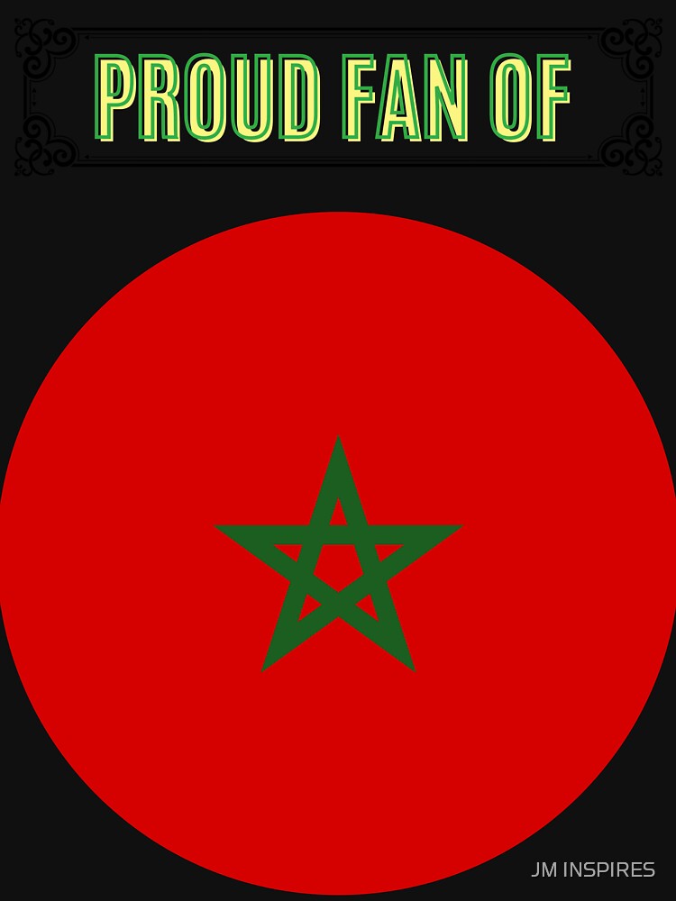 FAN OF MOROCCO; DURING WOLRD CUP 2022 IN QATAR by JM INSPIRES