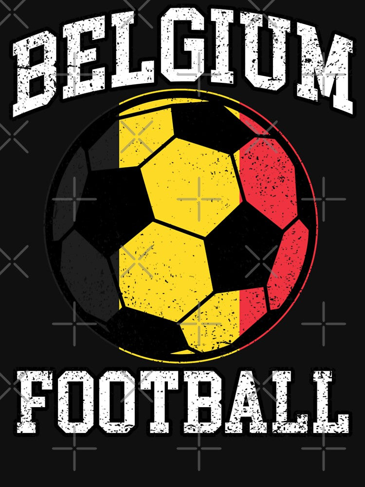 SOCCER BALL - BELGIUM | Soccer Fans and Teams for Men and Women t-shirt by wallsandpatts