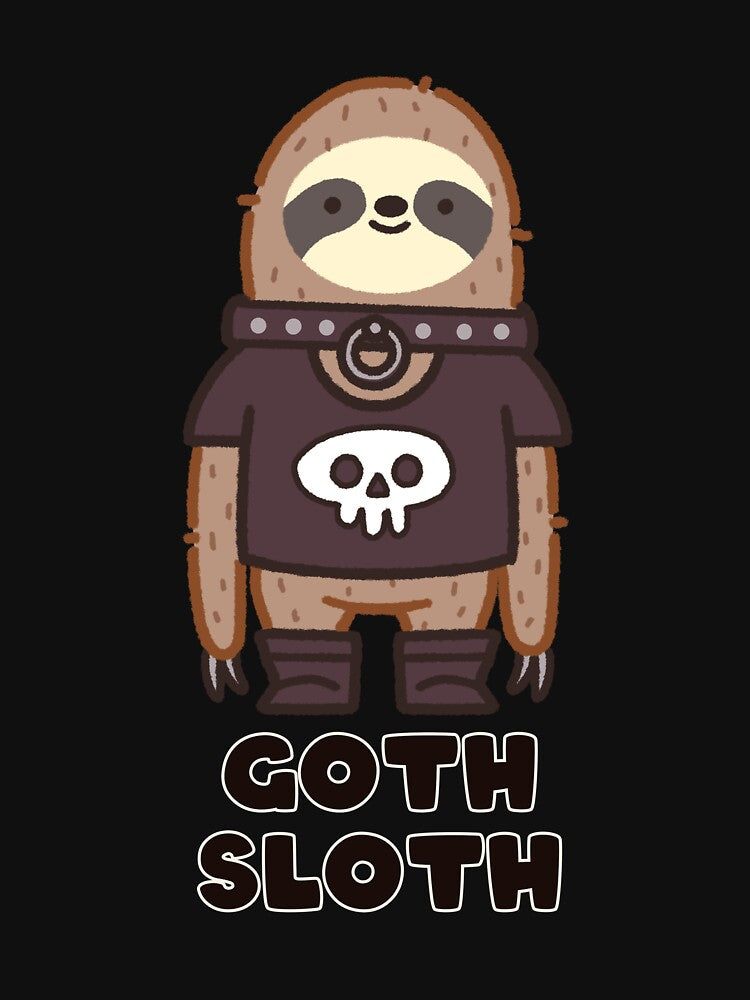 Goth Sloth by DocHackenbush