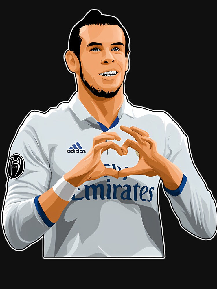 Gareth Bale Love Sign Celebration by ShayleeKoepp