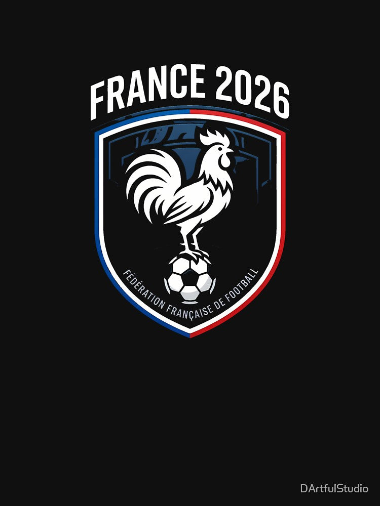 France 2026 — Vintage Soccer Tee Classic T-Shirt by DArtfulStudio