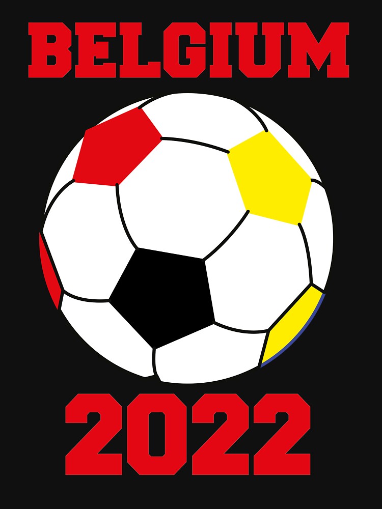 Belgium Soccer Ball Flag 2022 - Belgian Football Lovers by MGHdesign