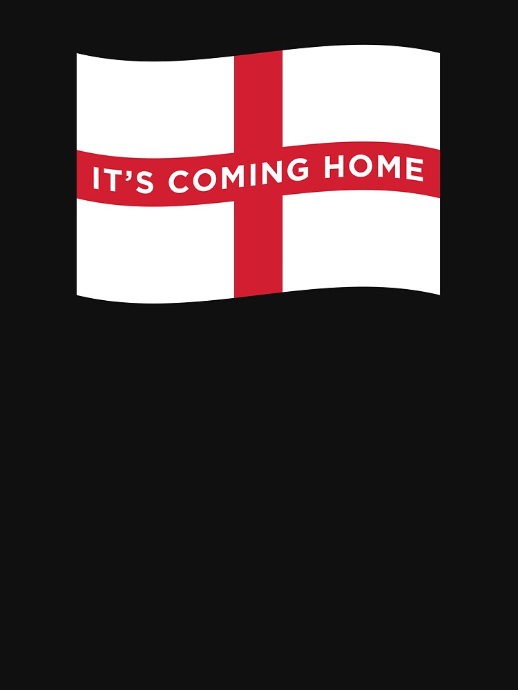 It's Coming Home England Wave Flag (On Black) by STUDIO-72