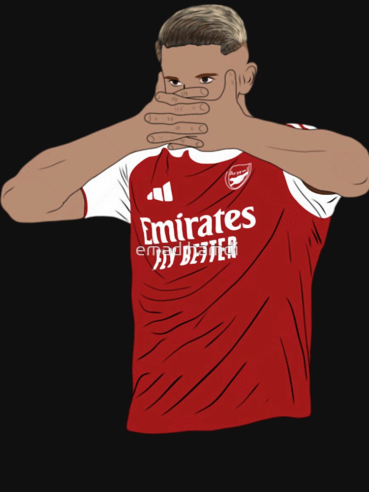 Viktor Gyökeres Goal Celebration Minimalist Emirates Fly Better by emad hamdi