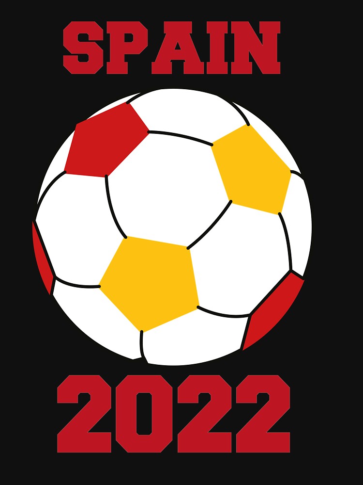 Spain Soccer Support Team in 2022 Spanish Football Lovers by MGHdesign