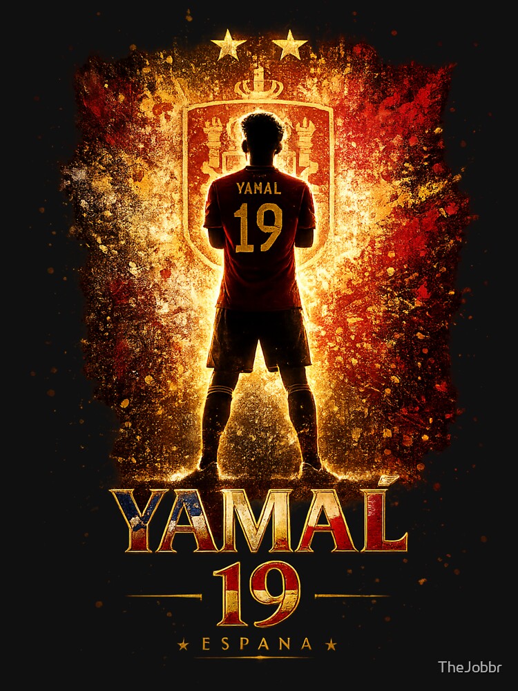 Lamine Yamal Spain Football Inspired Design Collection by TheJobbr