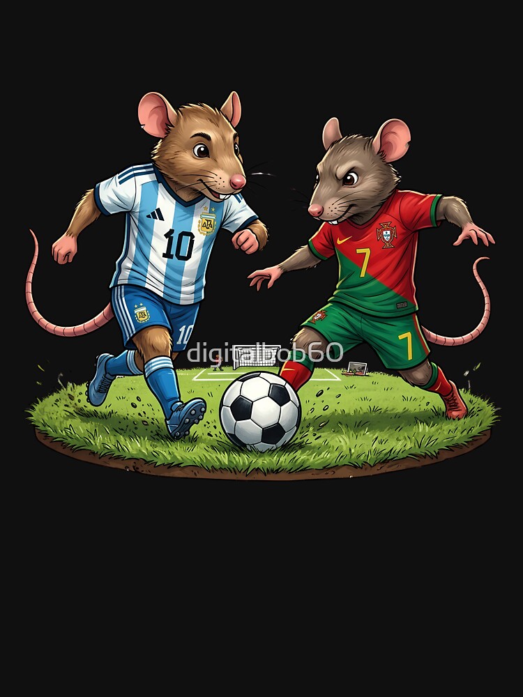 Football GOAT Rats - Argentina 10 vs Portugal 7 by digitalbob60