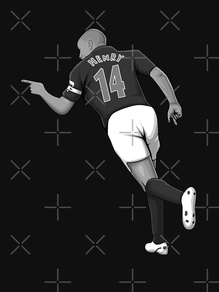 Thierry Henry Black and White Version by Aldduardo