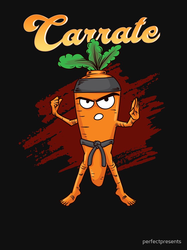 Carrate Karate Carrot Pun by perfectpresents