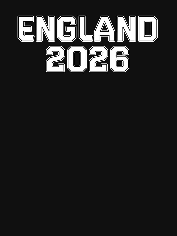 England 2026 World Cup (White with White Outline) by STUDIO-72