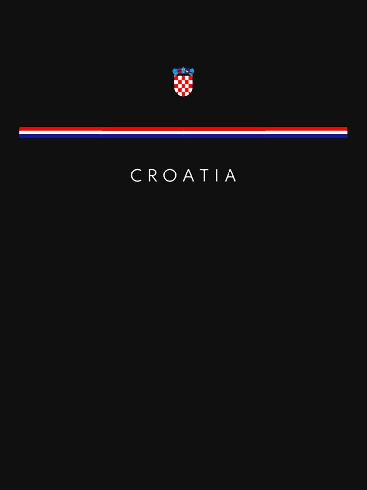 CroatiaMinimalist Croatian Flag by MackTheM