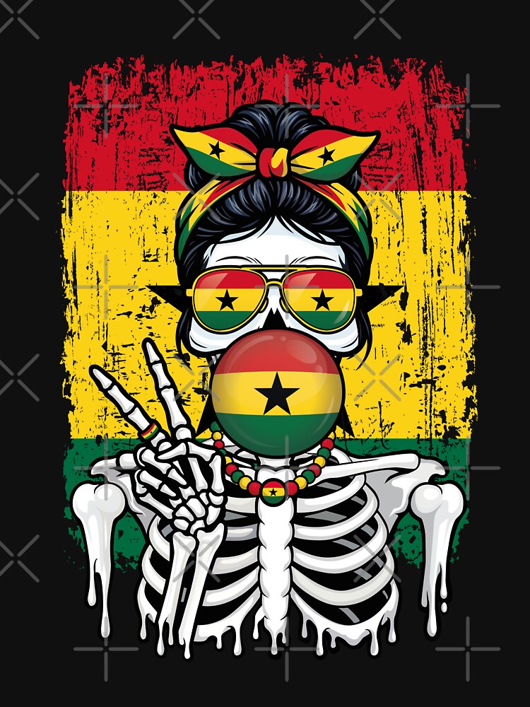 Ghana-Inspired Graphic Tee for Everyday Style by Colorful Designs