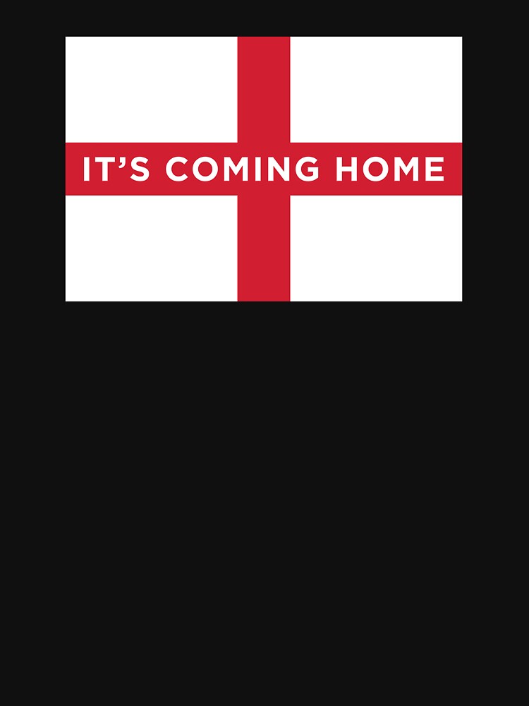 It's Coming Home England Flag (On Black) by STUDIO-72