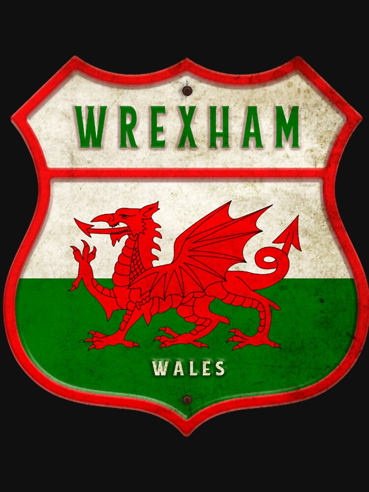 Wrexham Wales coat of arms flag design by MimounArt