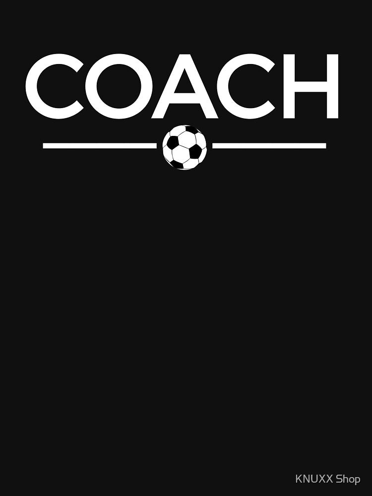 Soccer Coach Uniform I Love Coaching Sports Stripe by KNUXX Shop