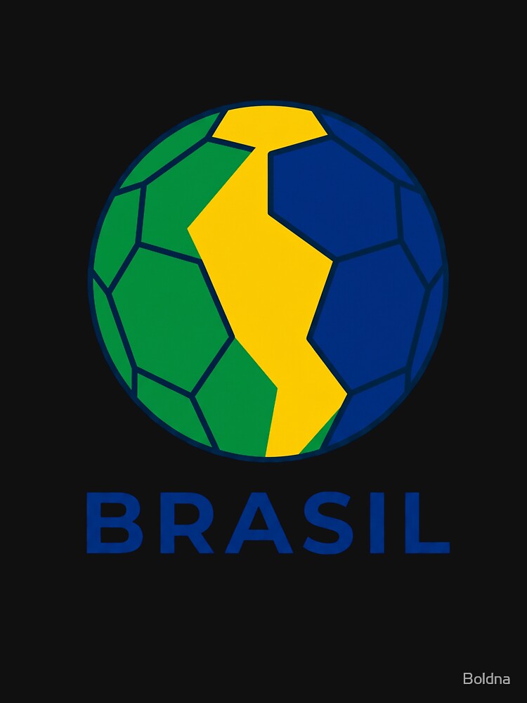 Brazil Retro Vintage Football Shirt Seleção 1970s Fan Gift Distressed Tee by Boldna