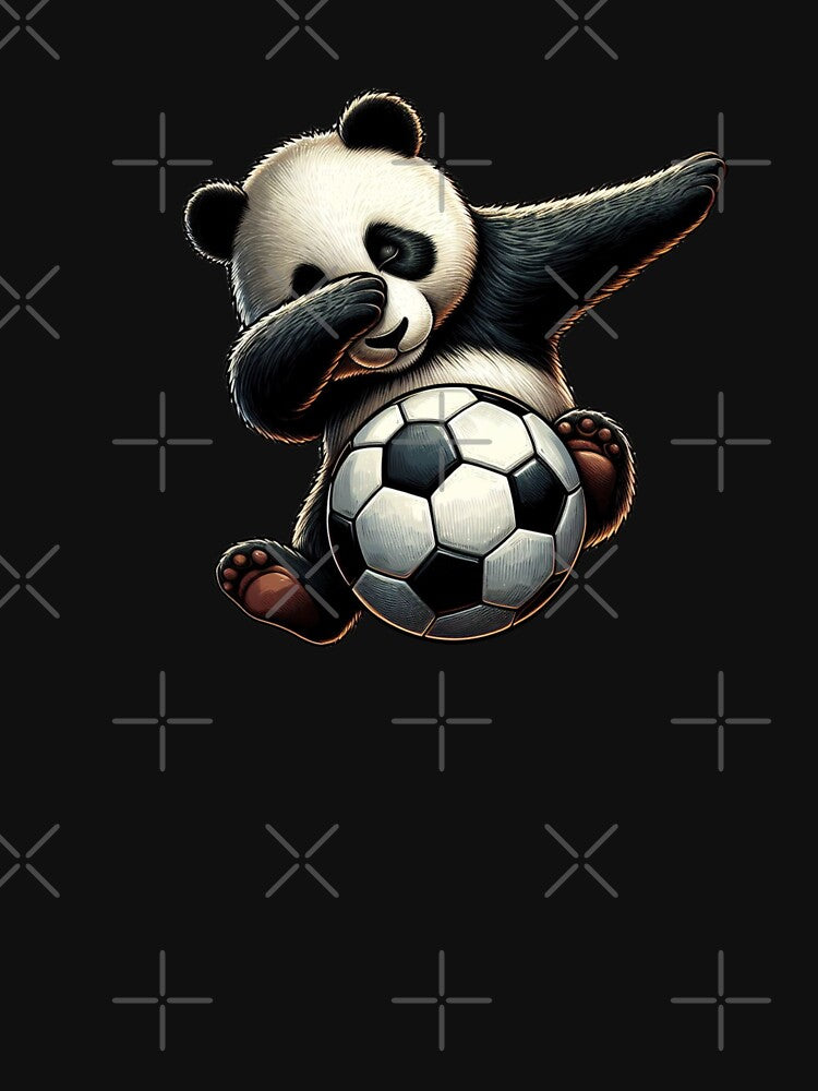 Dabbing Panda Soccer Ball Football Enthusiast by styleonestaa