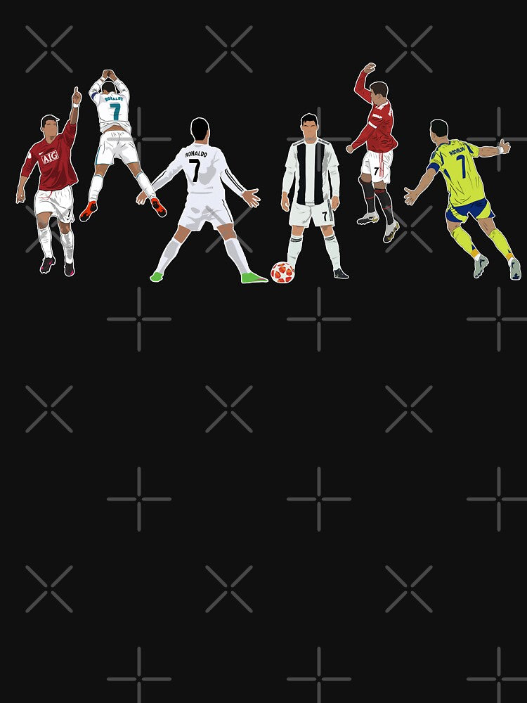 Ronaldo Forever Minimalist Career Goal Celebrations by Hevding