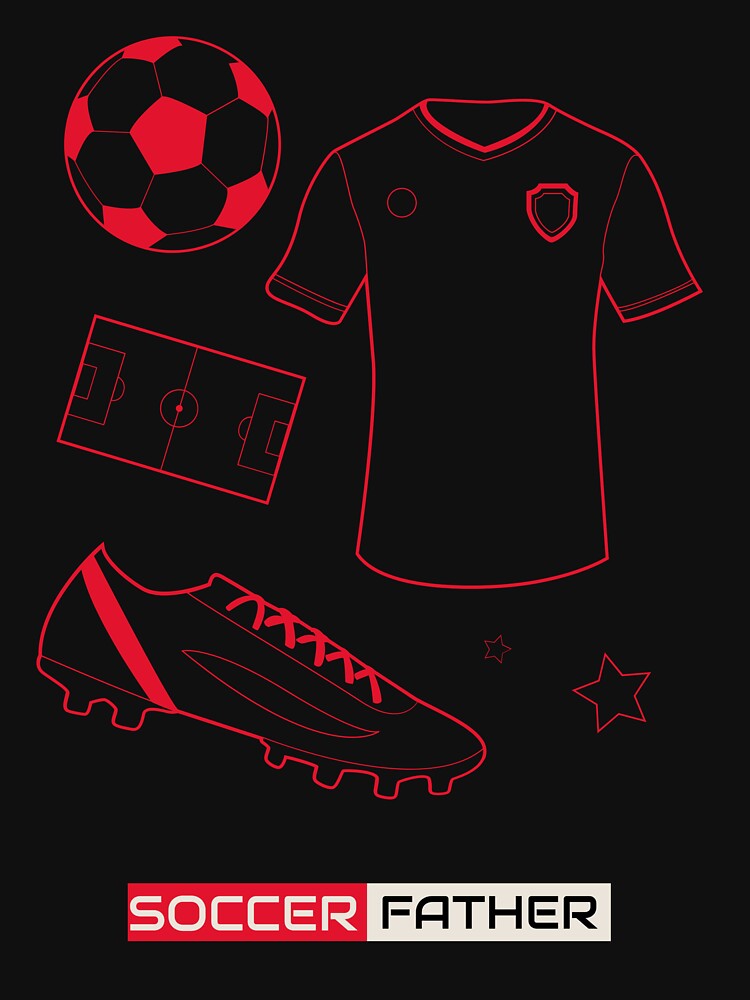 Soccer Father Fathers Day T-Shirt by Mosidrip