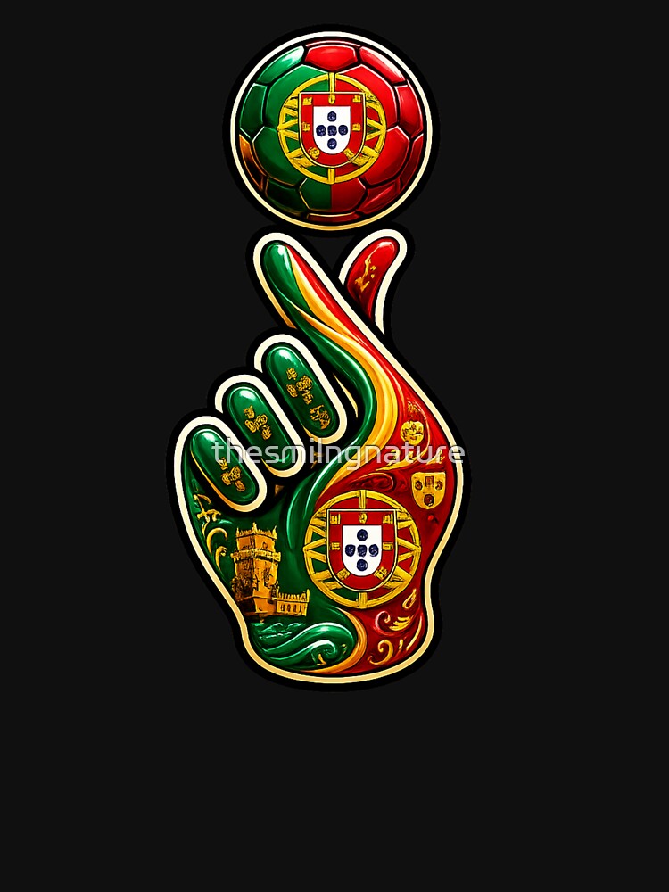 Portugal Soccer Fan Design | Portuguese Football Gift | Portugal Supporter Art | Football Lover Shirt | Soccer Player Gift | World Cup Inspired Graphic by thesmilngnature