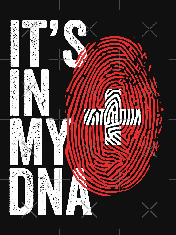 It's in my dna Swiss Flag by Crea-mood