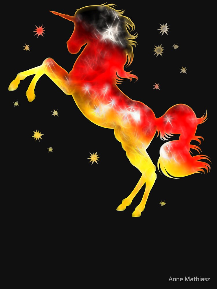 Germany Soccer Unicorn WM T-Shirt World Football Cup by boom-art