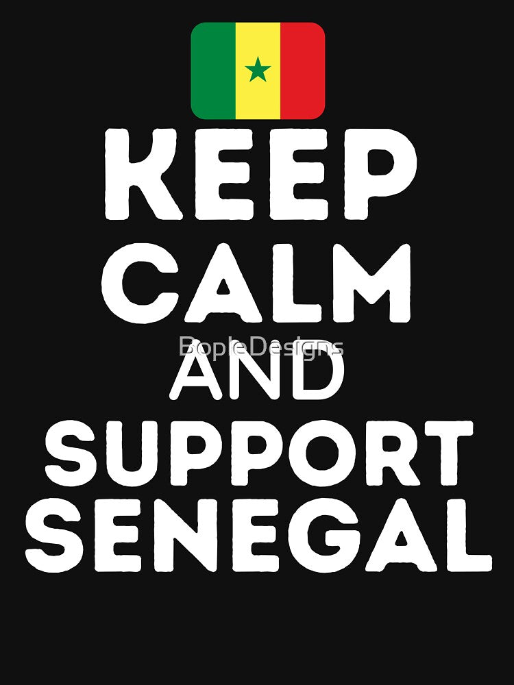 Keep Calm And Support Senegal | Football World Cup by BopleDesigns
