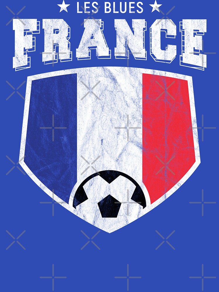 France Football National Flag T Shirt World Soccer Jersey Cup by screenworks