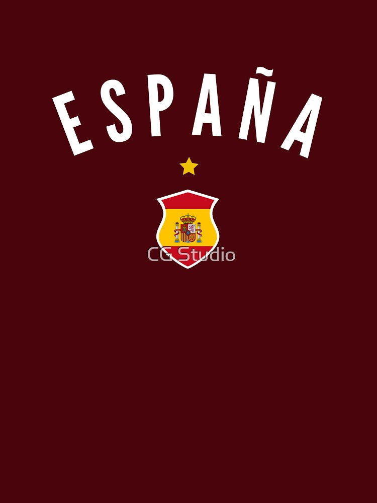 Spain flag Spanish team champion football by CG Studio