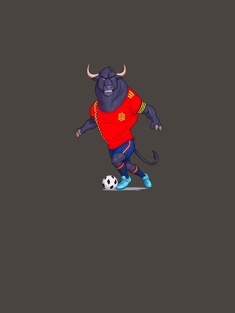 Spain Football Bull Mascot World Cup 2026 Fan Art by Dovla91
