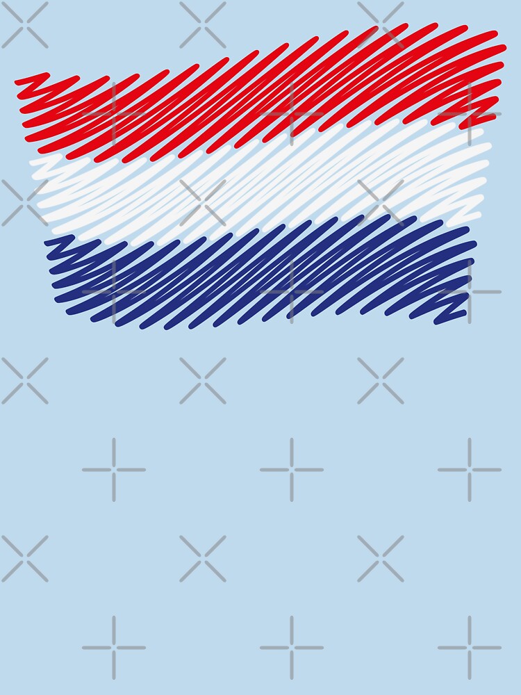 Flag Of The Netherlands / Tricolor (Scribble) by Roderix