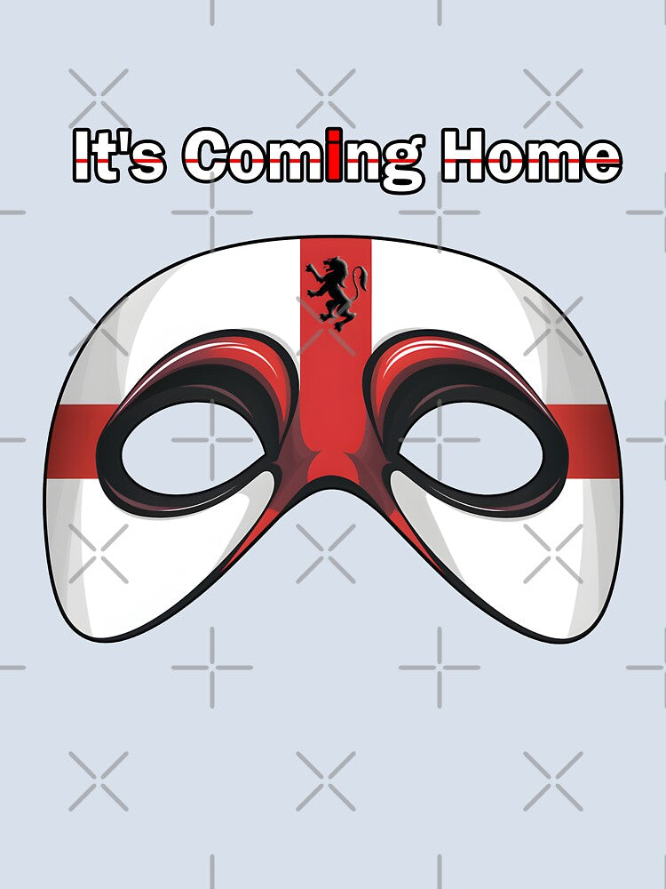 Support in Style: England Football Face Mask by Designfordream