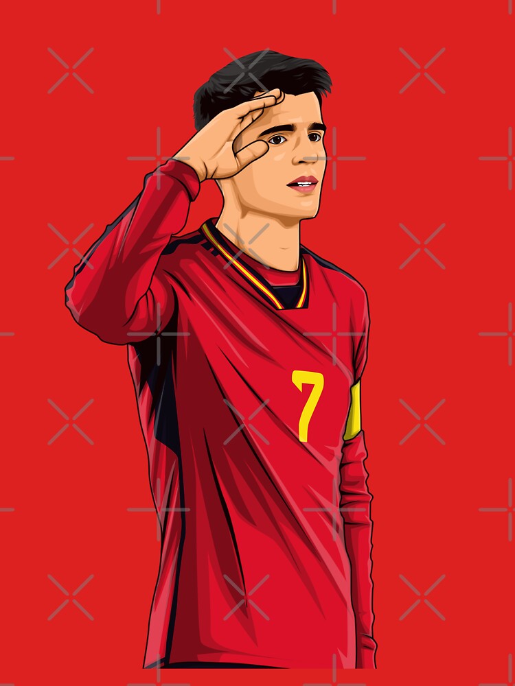 Alvaro Morata by Aldduardo