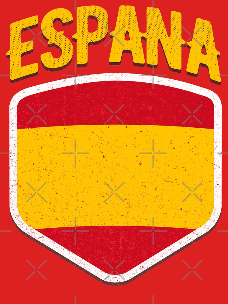 Spain National Flag World Sport Stadium Fans T Shirt Supporter Jersey Football Cup TShirt by screenworks
