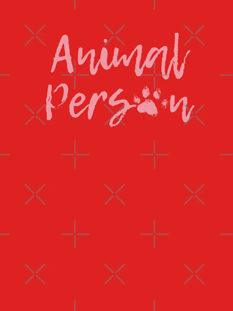 "Animal Person" Pawprint (Dusty Pink) Classic T-Shirt