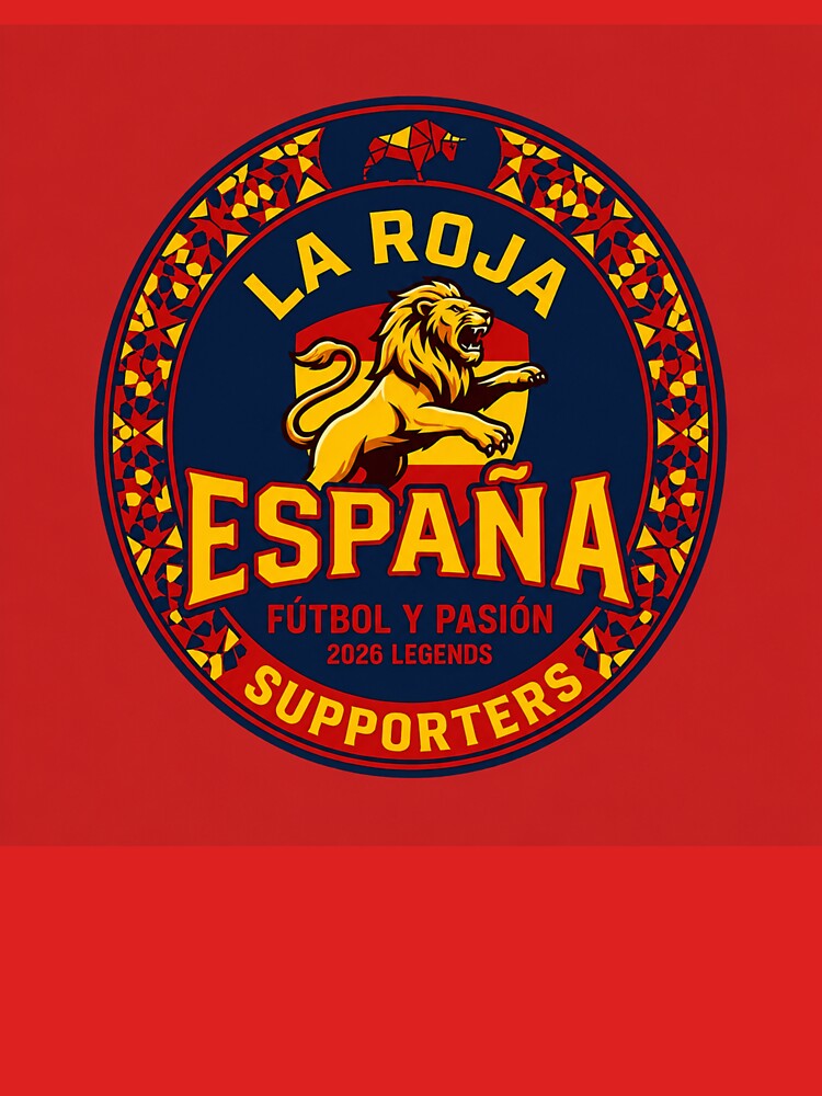España Football Supporters - La Roja 2026 Legends Badge by INVIKETOS