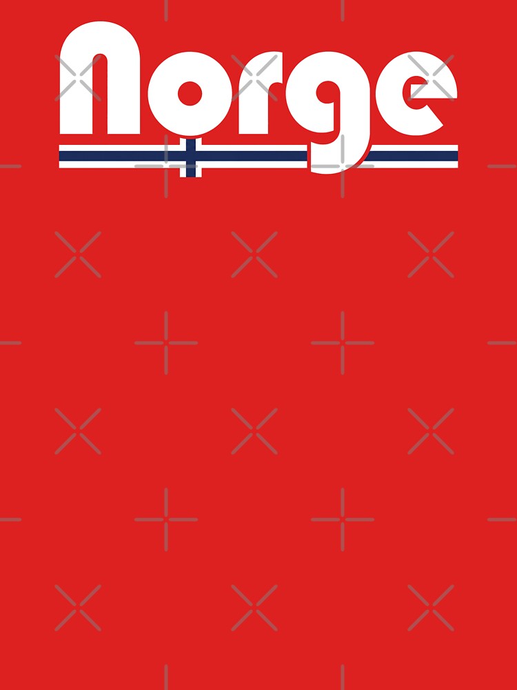 Norway Norge Fan Retro Vintage Flag by littlemiscat