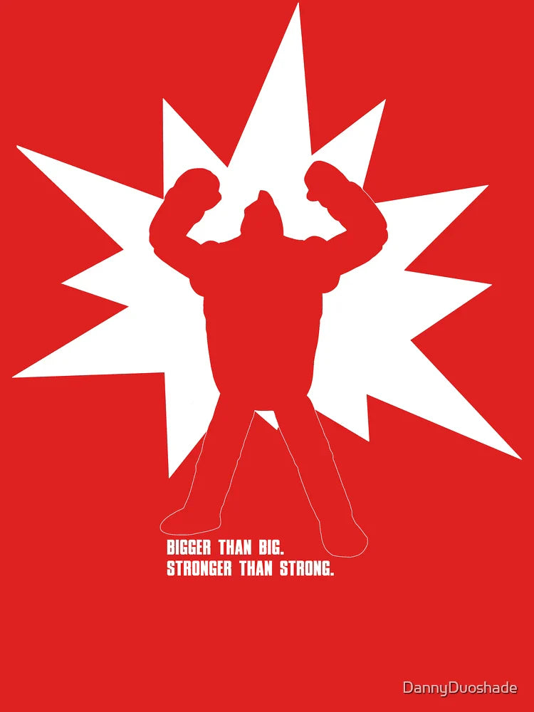 "BIGGER Than Big. STRONGER Than Strong." Classic T-Shirt Hoodie, Sweatshirt | PureTeeCo.com (Image 3)