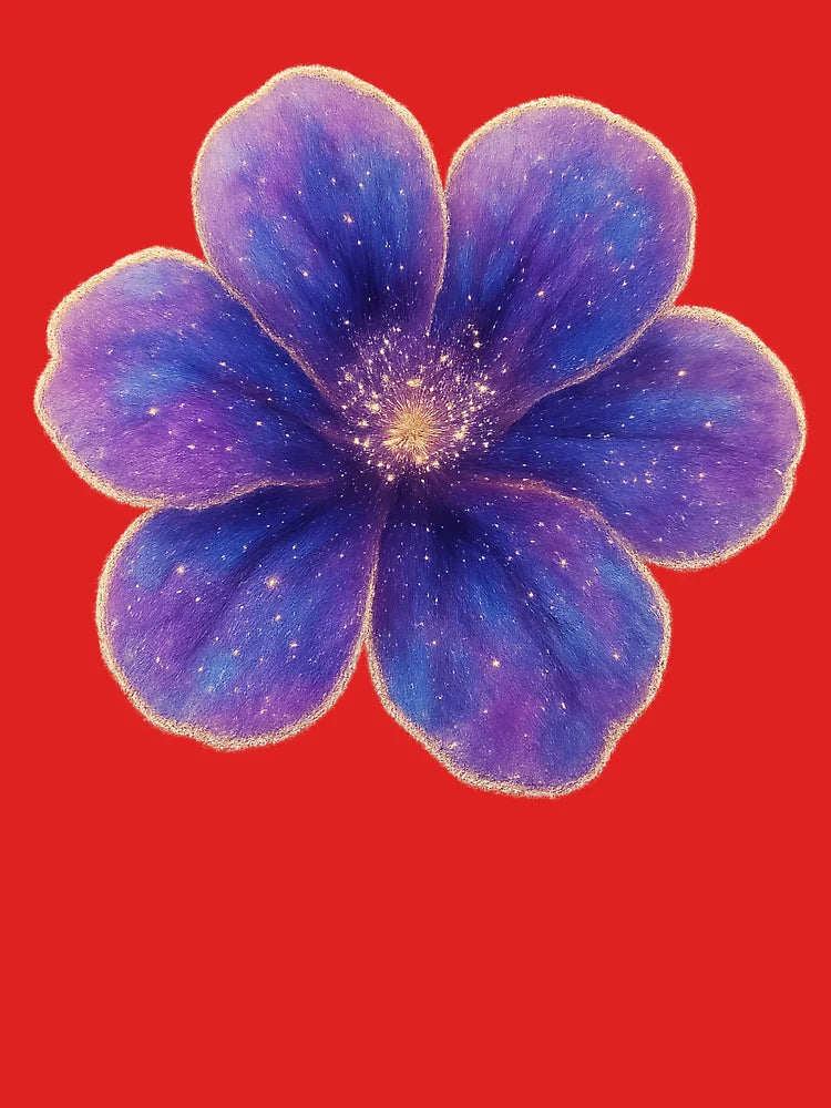 "The Violet Code – Intuition in Bloom" Classic T-Shirt Hoodie, Sweatshirt | PureTeeCo.com (Image 3)