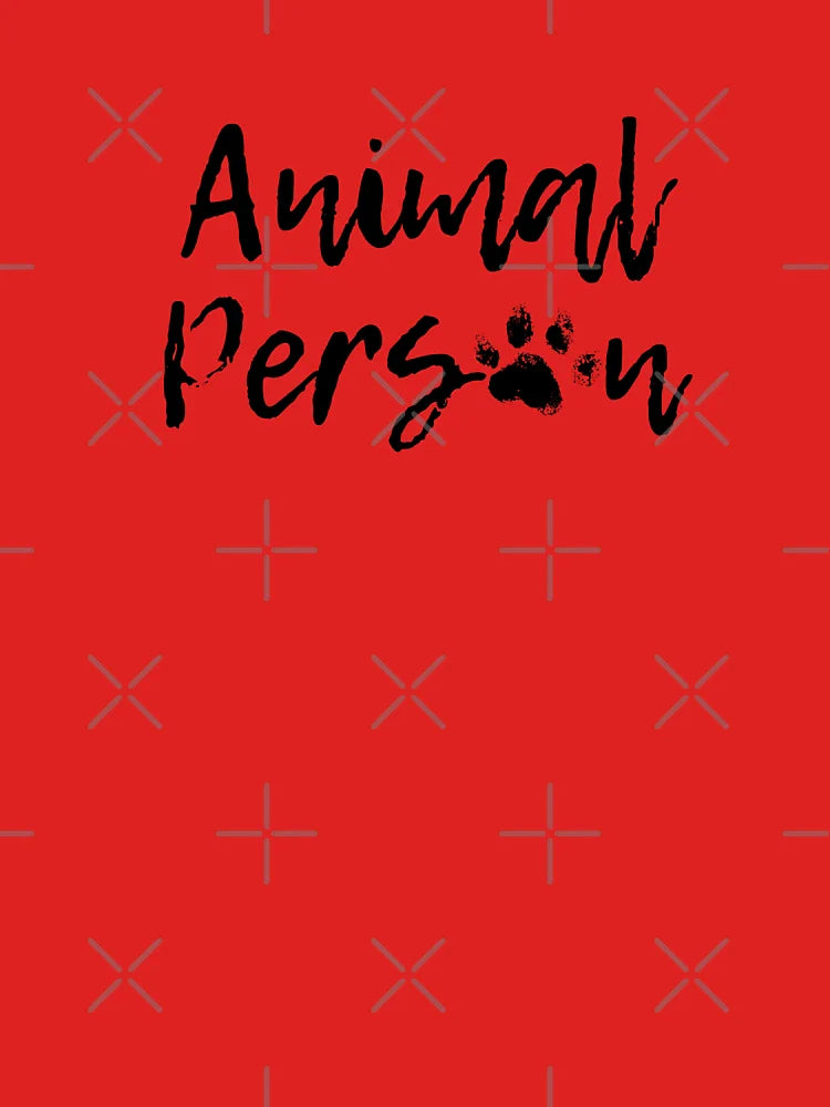 "Animal Person" Pawprint (Black) Classic T-Shirt